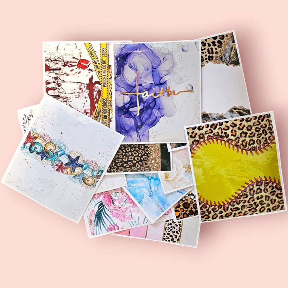 Bundle of tumbler cup wraps